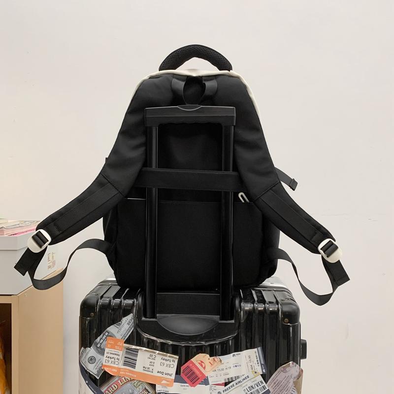 Großer Rucksack im College-Stil für Studenten, Schulranzen für Mädchen, Reiserucksack