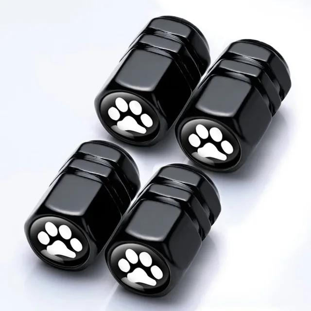 Aluminum Car Tire Valve Stem Caps Wheel Nipple Cover AirCover Tire Valve Cap Set for Cars SUVs Bike Trucks and Motorcycles Tools