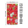 Tu Festive Christmas Shower Curtain Holiday Bathroom Decor Reindeer Snowman Pattern Waterproof Fabric Backdrop Xmas Home Textile