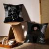 Actor Tony Leung Chiuwai Cushion Cover Anti-Dustmite Pillowcase Invisible Zipper Silky Short Plush Sofa Cushion Cover