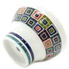Waza No Kura Kutani Ware Sendan Rice Stone Japanese 70th Birthday Gift Bowl, Pavement, Pottery, Stylish, Tableware, Gift, Present,