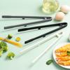 Heat-Resistant Silicone Food Tongs - Anti-scald, Ideal for Bread, Steak, and Eggs