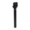 Microphone Holder Handheld Adapter Lavalier Mic Handle with Flag Station Windproof Foam for Video Recording Interview Podcast Reporting