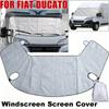 RV Windshield Cover For Fiat Ducato Peugeot Boxer Citroen Relay Front Window Sunshade Cover Motorhome Accessories Awning Covers