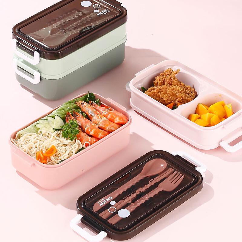 ZISIZ Double-Layer Insulated Lunch Box