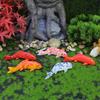 Fake Fish Resin Goldfish Figurine Artificial Floating Lucky Fish Statue for Aquarium