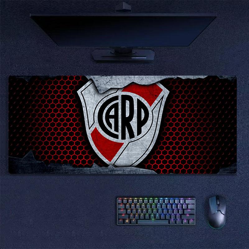 River Plate Mouse Pad, Large Gaming Desk Mat, Non-slip XXL Mousepad for Laptop & Tablet, Mini PC Playmat with Stitched Edges
