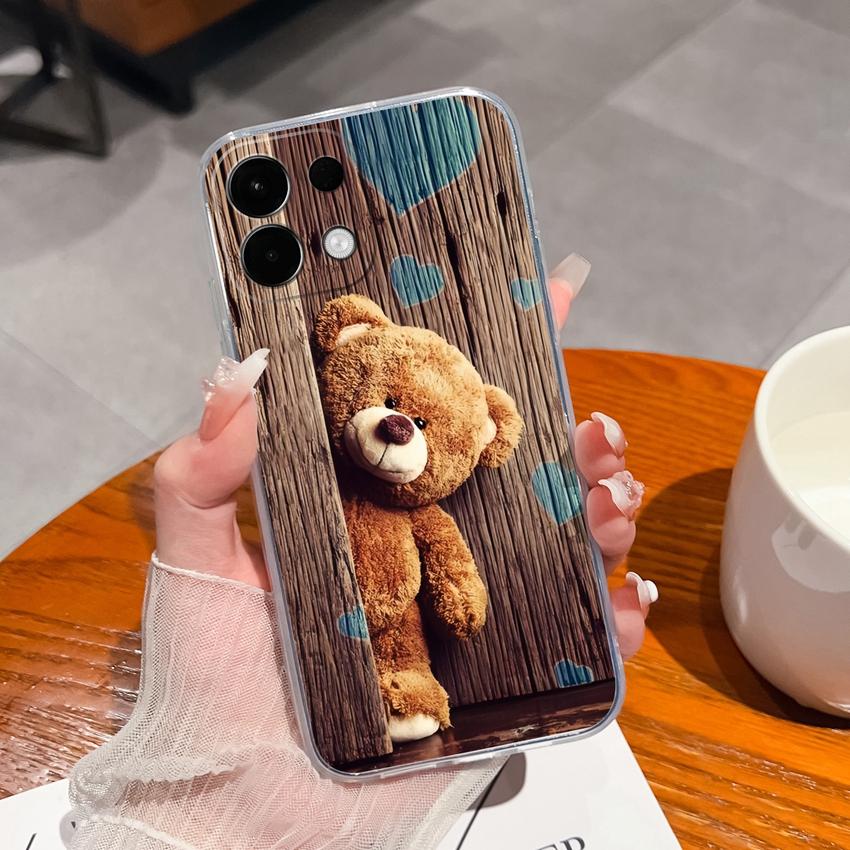 For Oppo K13 Realme GT7 C75 C75x V70 V70S P3 Ultra Thin Clear Phone Case Beautiful Tulip Pattern Soft Silicone Advanced Dustproof Shell For Oppo Cover