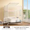 Foldable Indoor Cat Cage with Toilet – Space-Saving Cat House and Balcony for Small Apartments