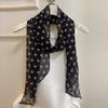 Plaid Long Neck Scarves Summer Polka Dots Korean Summer Long Scarf Light Hair Band Breathable Aesthetic Neck Accessory Gift