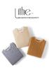 Women's Color-Block Faux Two-Piece Wool Sweater with Double Collar for Autumn/Winter