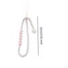 Beaded Phone Lanyard Cute Bracelet Keychain Bag Pendant Decoration Wrist Strap