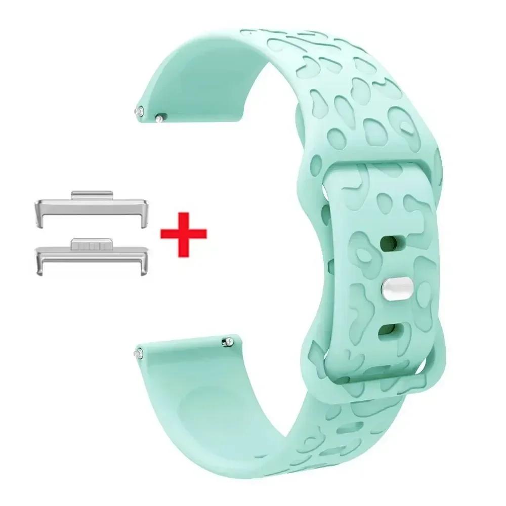 Für Huawei Watch Fit 4/3 Armband Leopardenmuster-Riemen Für Huawei Fit 4 pro Silikon Graviertes Band Armband Austauschbares Uhrenarmband