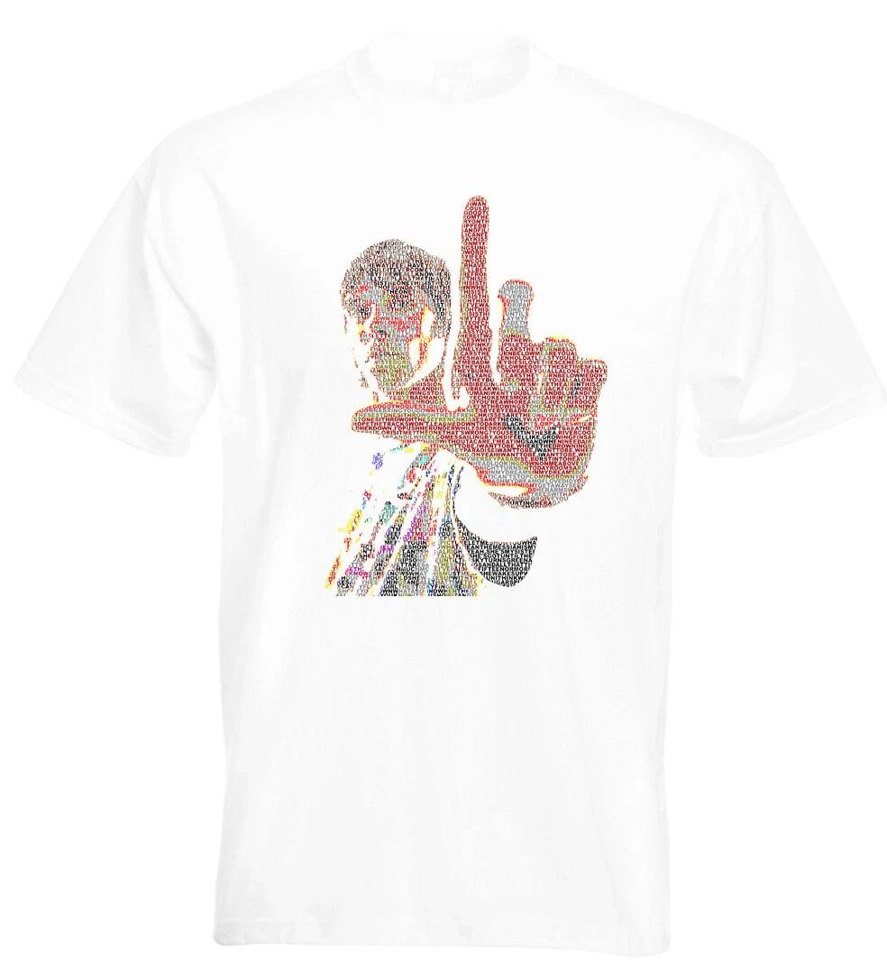 Футболка с текстами песен Ian Brown Stone Roses Ian Brown John Squire Mani Reni 2XL
