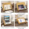 Multi-purpose Book Rest Stand for Reading 8 Height Adjustable Holder Hands-Free Foldable Recipe Cookbook Tablet Bible Sheet Music Documents