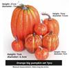Simulation of Pumpkin Foam Large Pumpkin Festival Atmosphere Scene Decoration Pendant Accessories Garden Pumpkin Ornaments