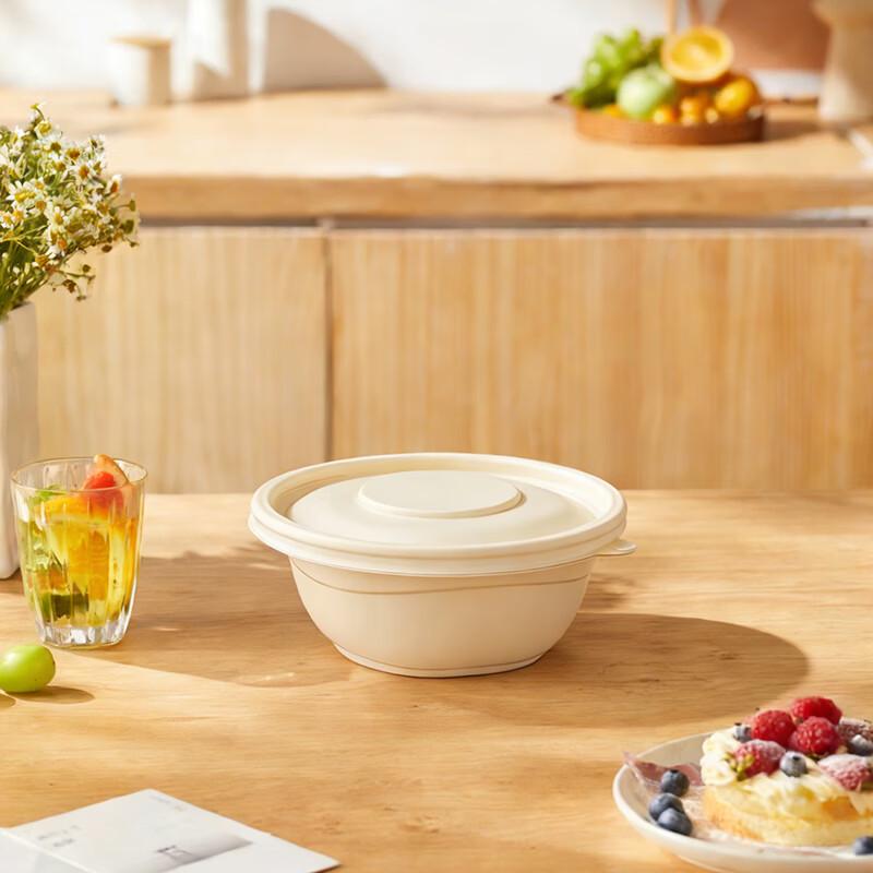 Disposable Corn Starch Lunch Box with Lid