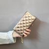 Nuovo portafoglio da donna Argyle europeo e americano: Portamonete Compatto, Borsa Lunga per Cellulare, Porta Carte con Nappa