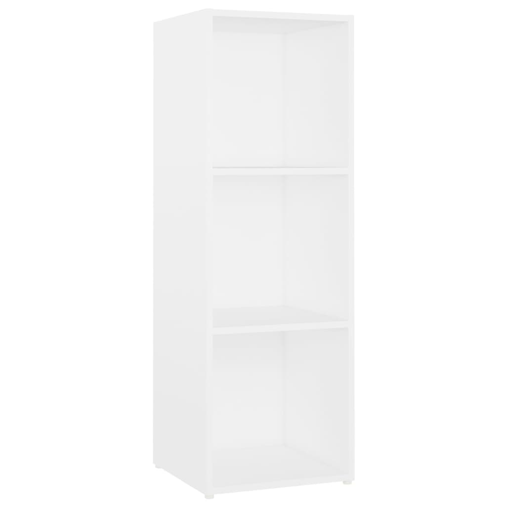 TV Cabinets 2 pcs White 107 x 35 x 37 cm Engineered Wood