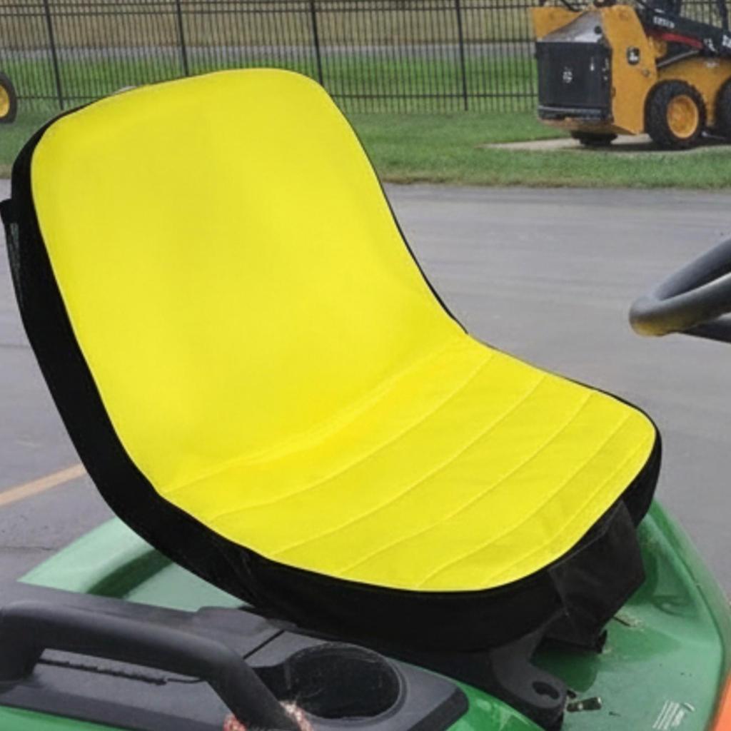 Weatherproof Riding Mower Seat Cover with Pocket Ventilated Tractor