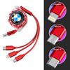 3-in-1 fast USB cable, expandable portable charging cable For BMW Performance E46 E90 F10 F30 X3 F20 E46 E60 E70 E39 E36 E87 GA3