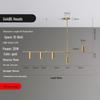 Nordic Modern Minimalist Long Strip Spotlight Fixture for Dining Room, Living Room, or Bar Counter.