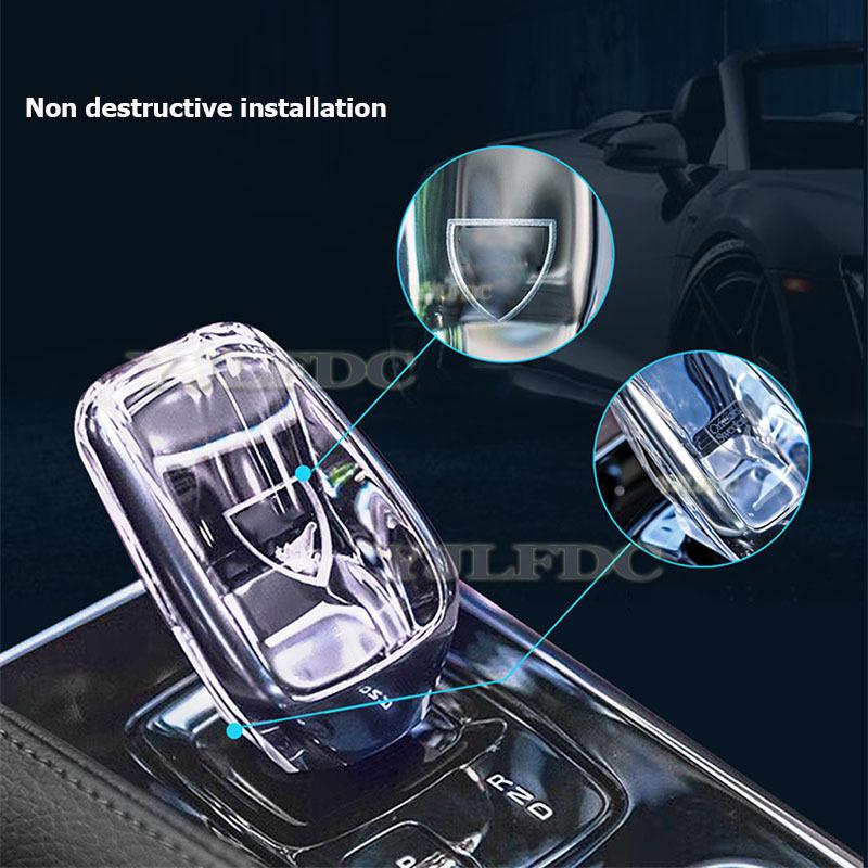 For Volvo 2017-2025 Replacement Crystal Gear Lever Stick Shift Knob Handle Interior Shitfer XC60 XC90 V60 V90 S60 S90 C40