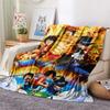 1pz Una Pezzo Monkey D Luffy Coperta in Flanella Fantasia Adatta a Tutte le Stagioni per Arredamento Casa Calore e Comfort Regali Regalo Festivo