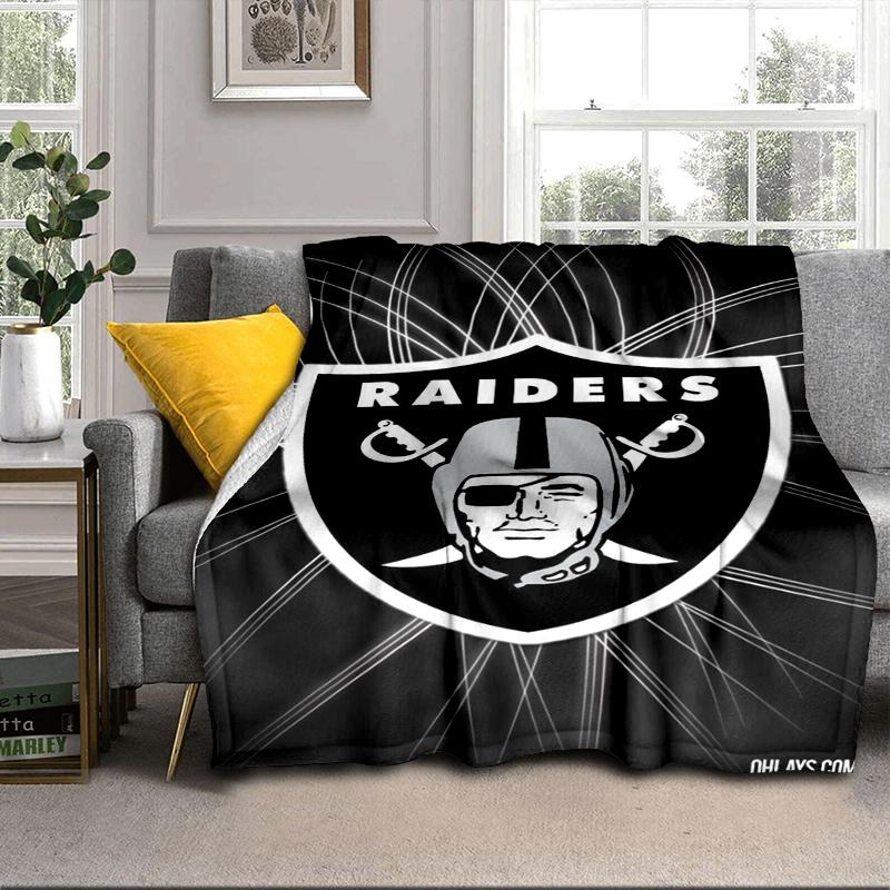 Football Club Emblem Blanket Flannel Blanket for Bed, Sofa, Camping, Hiking, Picnic Essentials, Gift for Family Fan Gifts