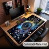 Music General Theme Custom Mouse Pad Personalized With Name Text Customized Desk Mat For Office Home Decor
