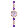 with Adjustable Bracelet Quartz Watches Rhinestone Wrist Decoration Rotundity Shaped Watch  Gift