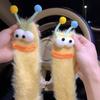 Fuzzy Silly Socks Funny Fluffy Cartoon Socks with Eyes Cute Winter Sleeping Socks for Women Girls Boys Men Indoor Lounging