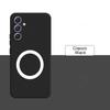 Original Skin Feel Liquid Silicone Car Magnetic Holder Case for Samsuang Galaxy A57 A37 A27 5G Camera Protector Anti-drop Cover