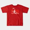 Boys Girls Soft Cotton Graphic Tees Running Yote 2 Breathable Daily School Wear Kids T-Shirts