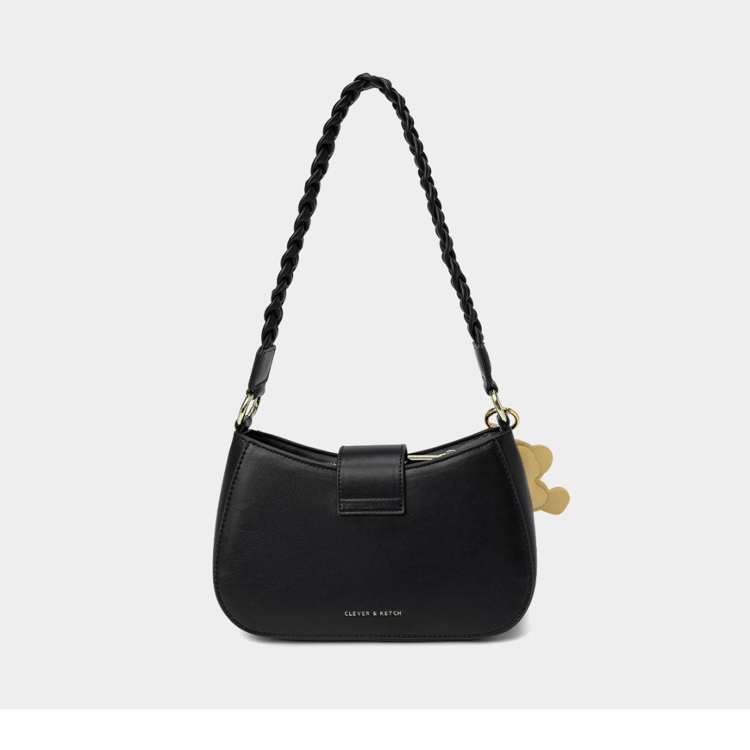 Модная сумка в клетку с бриллиантами подмышками — фото 3