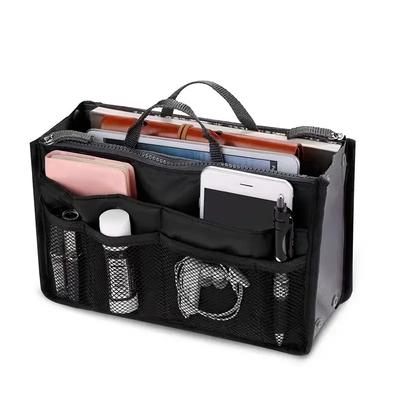 Organizer Wkładka Torba Kobiety Nylonowa Wkładka Podróżna Organizator Torebka Torebka Duża wkładka Lady Makijaż Kosmetyczka Tanie Kobiece Tote