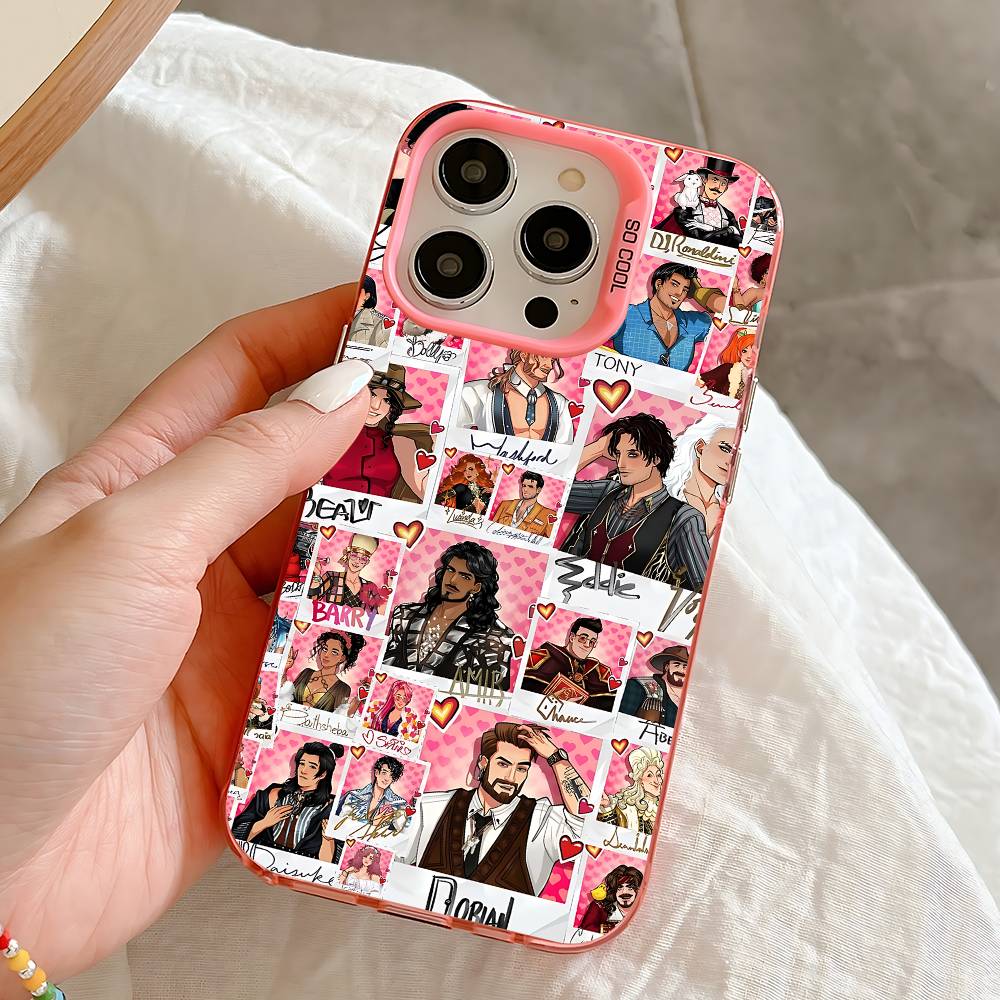 

D-Date E-Everything Phone Case For iPhone 16,15,14,13,12,11,Pro,XS,Max,Plus,Mini,SE Pink Candy Matte Shockproof Cover iPhone17Air