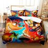 Crash Bandicoot Bed Cover Collection Single Size Single Size Full Queen Size King Size Size Bed Collection Adult Kid Bedroom Duvetcover Sets 3D