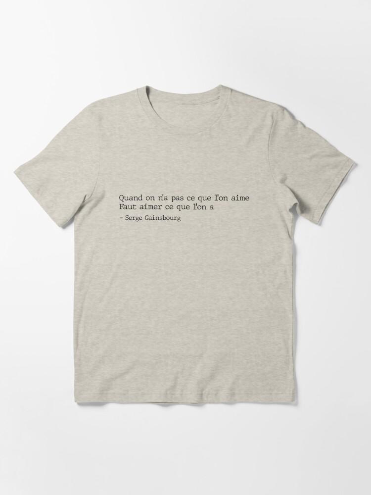 Serge Gainsbourg Serge Gainsbourg - citazione classica T-Shirt Essenziale