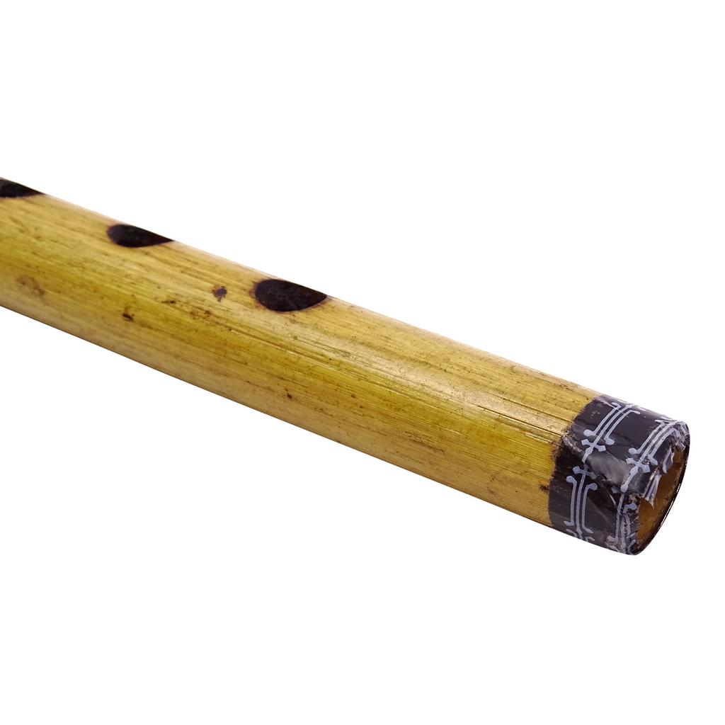 Traditional Handmade Musical Instrument Flute Brown Bansuri Wooden Decor