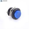 1Pcs 16mm 12V-24V Waterproof Car LED Power Push Button Momentary Switch Metal ON/OF