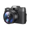 4K HD Mirrorless Retro Camera with Flip Screen, WiFi, 16x Zoom, Image Stabilization, and Beauty Mode.