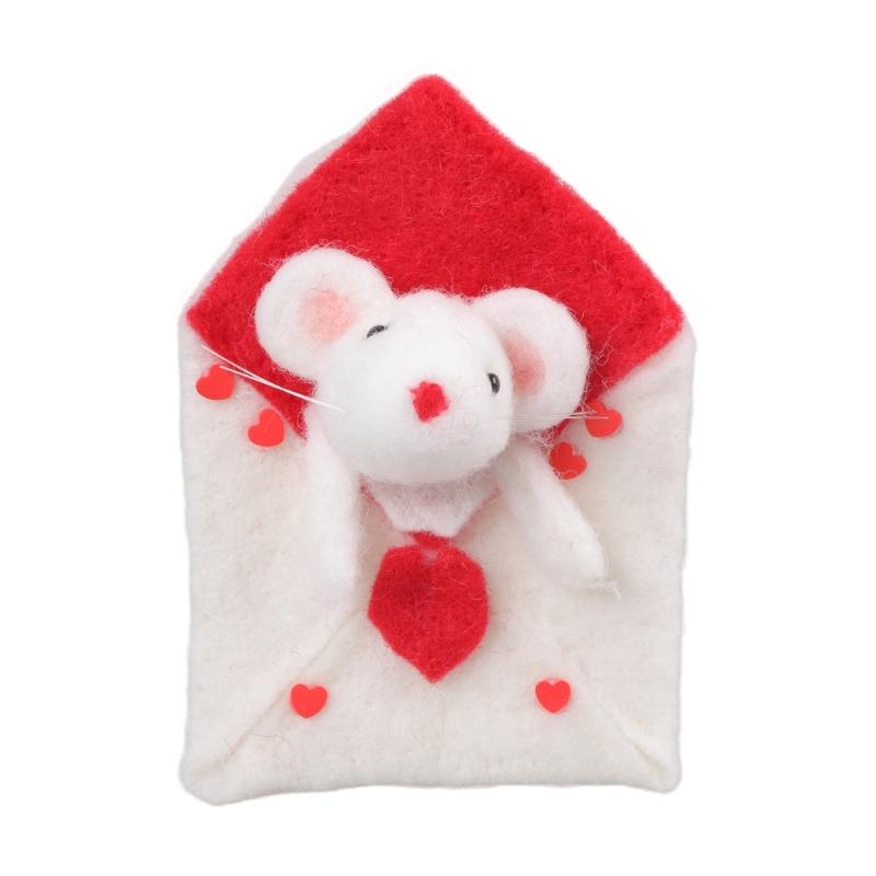 Easy To Make Wool Fabric Animal Art Balloon Shape Featuring Heart Suitable For Children And Adults