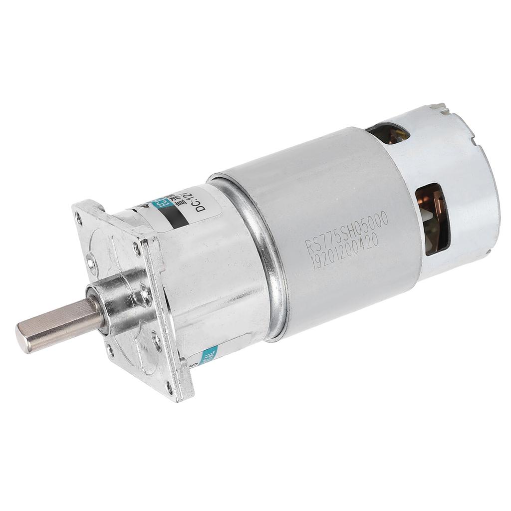 DC Gear Motor Small Low Speed CW CCW Permanent Magnet Bracket Sport Control 12V XD42GA755(200rpm Min )