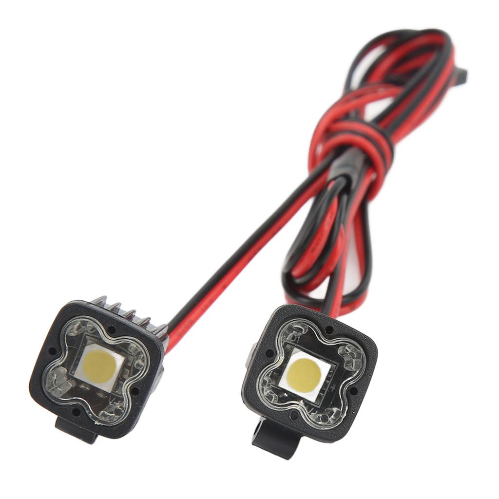 RC Headlights RC Car LED Lights Spotlights for Axial SCX10 90046 1 10 RC Crawler Car