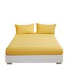 New Cotton Pure Cotton 13372 Solid Color Twill Jet Mattress Plain Mattress Protective Cover Non-slip Sheet Mattress