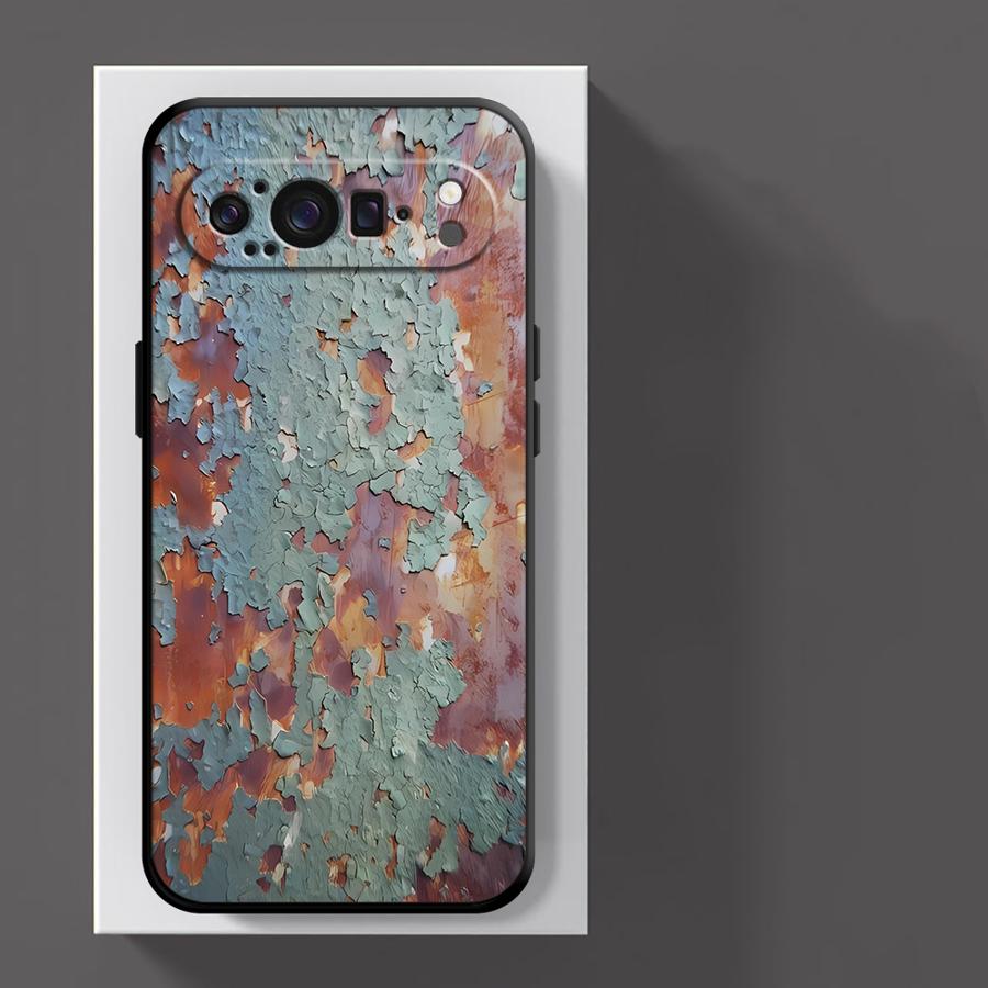 Funda Phone Cover Case for Google Pixel 10A 6 7 8 Pro 9a 10 9 Pro XL 6a 8a 7a Retro Rust