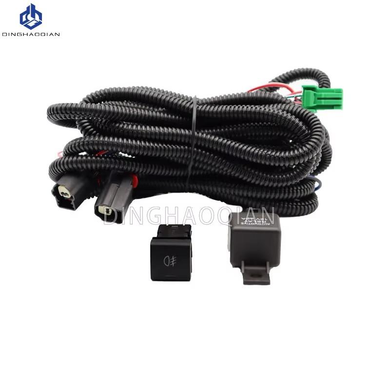 1 Pair Fog Lights LED Fog Light Headlight Led Fog Lamp Cover Grille Bezel Frame For Toyota RAV4 RAV 4 2022 2023 2024