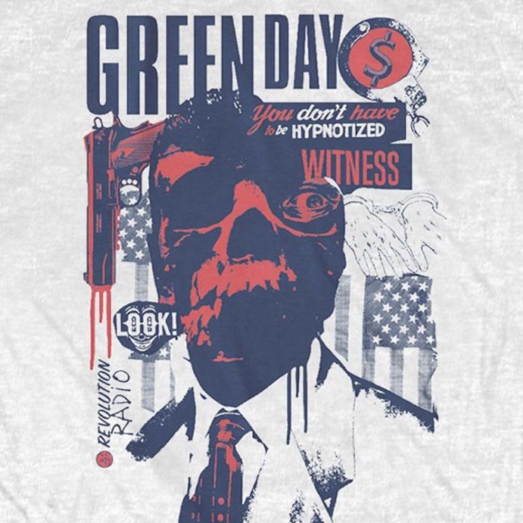 

[USED] Green Day Patriot Witness Official T-Shirt Directly imported from overseas