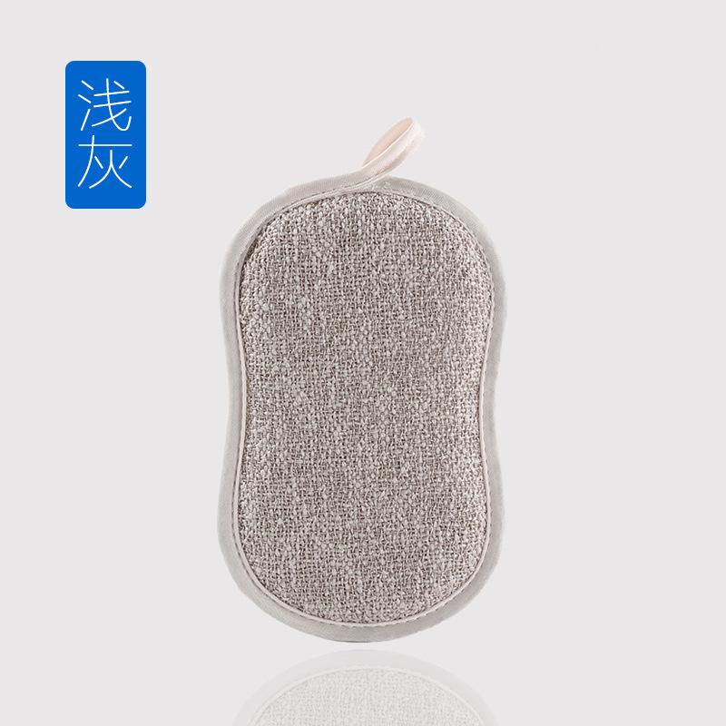5pcs Double-sided Cleaner Reusable Microfiber Dishwashing Sponge Cloth To Clean Accessories